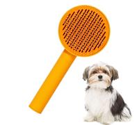 Spazzola per cani - Pettine per capelli sciolti annodati per animali domestici, massaggiatore a corto lungo e corto, delicato sulla pelle, per la casa e il rifugio