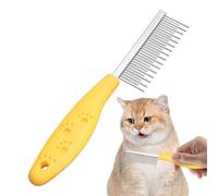Spazzola per cani - Pettine per la toelettatura dei delle pulci | Pettine per animali domestici, pettini per la toelettatura di cani e gatti per rimuovere delicatamente le pulci sciolte, 17,7 x
