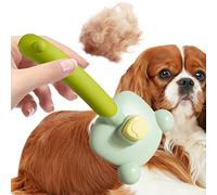 Spazzola per cani - Spazzola per animali domestici 2 in 1 - Pettine per affettare autopulente per gatti e cani, spazzola per rimuovere i capelli gatti che rimuove facilmente