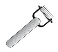 Spazzola per cani │ Spazzole per cani per toelettatura | Strumento di decolorazione bilaterale con design cactus per gatti | per la cura dei cani, gatti e piccoli animali