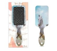 Spazzola per capelli a forma di cavallo in esecuzione con cuscino d'aria bagnata e asciutta spazzola per capelli districante in plastica per bambini adulti regalo per il rientro a scuola donne uomini