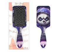 Spazzola per capelli a forma di panda cinese, con cuscino d'aria bagnato, spazzola districante in plastica, per bambini e adulti, regalo per il rientro a scuola, per donne e uomini
