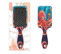 Spazzola per capelli a forma di polpo in stile cartone animato Pesce oceano bagnato asciutto cuscino d'aria spazzola per capelli districante in plastica spazzola per capelli per bambini adulti ritorno