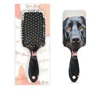 Spazzola per capelli a forma di rottweiler, con fiore e animali, spazzola per capelli bagnata e asciutta con cuscino d'aria, spazzola districante in plastica, per bambini e adulti, regalo per il