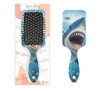 Spazzola per capelli a forma di squalo oceano con cuscino d'aria bagnato, spazzola districante in plastica, per bambini e adulti, regalo per il rientro a scuola, donne e uomini