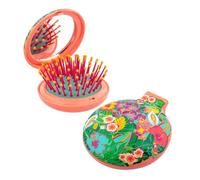 Spazzola per capelli a specchio 2 in 1 - Lady Retro - Tropical