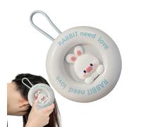 Spazzola per capelli a tema animale, strumento per graffiare il cuoio capelluto a tema animale, con setole morbide in silicone per la cura dei capelli