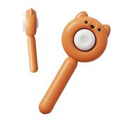 Spazzola per capelli aggrovigliati per gatti, con pulsante di rilascio facile, strumento delicato sulla pelle, spazzola per la toelettatura degli animali domestici, rimozione rapida dei