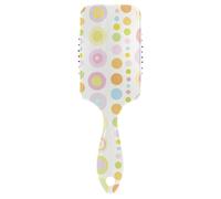 Spazzola per capelli alla moda con fiori gialli per capelli ricci spessi, sottili, lunghi, corti, bagnati o asciutti, aggiunge lucentezza e rende liscia la spazzola a pettine per uomini, donne e