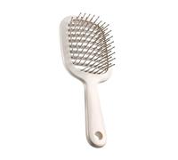 Spazzola per capelli alla moda con struttura ventilata e setole delicate manico ergonomico per diversi tipi di capelli spazzola ad asciugatura rapida