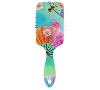 Spazzola per capelli amichevole di colore della pittura dell'inchiostro cinese del fiore per capelli fini Progettato cuoio capelluto massaggiatore spazzola per l'asciugatura con manico ergonomico