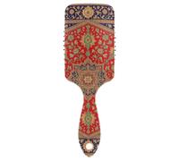 Spazzola per capelli, antistatica, tappeto bohémien D | Fori di ventilazione, setole lisce, delicate sul cuoio capelluto, per uso domestico