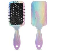 Spazzola per capelli arcobaleno unicorno galassia nebulosa bagnato asciutto cuscino d'aria spazzola per capelli districante in plastica per bambini adulti regalo per il rientro a scuola donne uomini