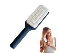 Spazzola per capelli autopulente - Pettine portatile con setole retrattili | Design con manico rotante per capelli lisci e ricci spessi, uomini, donne e bambini, anti-