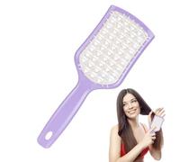 Spazzola per capelli bagnati per donne, pennello per capelli Detangler - Setola a paddle ventilata detangler - Strumenti di styling di parrucchiere, pettini asciutti bagnati, pettini larghi elimina i