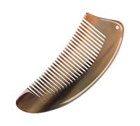Spazzola per capelli con corno antistatico, set di spazzole naturali, 14 x 4 x 0,7 cm, strumento per la cura della barba, massaggio del cuoio capelluto, controllo 'effetto , cura dei capelli