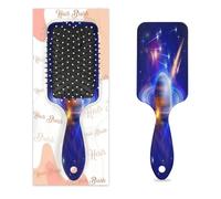Spazzola per capelli con cuscino d'aria bagnato, universo, spazio, pianeta, spazzola districante in plastica, per bambini e adulti, regalo per il rientro a scuola, donne e uomini
