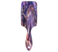 Spazzola per capelli con cuscino d'aria viola a forma di unicorno fantasy, spazzola districante, pettine antistatico, spazzola per capelli bella
