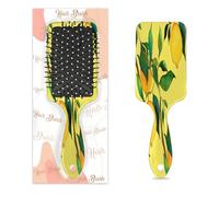 Spazzola per capelli con limoni gialli ad acquerello Spazzola per capelli bagnata e asciutta spazzola per capelli districante in plastica per bambini adulti regalo per il rientro a scuola donne uomini