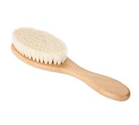 Spazzola per Capelli con Setole di Cinghiale, Spazzola per Capelli retrò Liscia per la Schiena Strumento Compatto per la Pulizia di Capelli e Barba Spazzola per Capelli Delicata