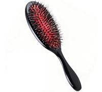 Spazzola per capelli con setole morbide per donne regali di Natale Spazzola per estensione dei capelli con doppie setole per rottura antistatica, spazzola per capelli da donna per parrucca lunga corta