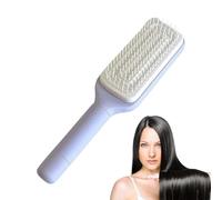 Spazzola per capelli con setole retrattili, spazzola massaggiante autopulente, spazzola per capelli da donna, spazzola antistatica, pettine portatile con manico rotante per uomini, donne, bambini