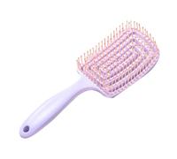 Spazzola per capelli con sfiato, spazzola per capelli curva con sfiato, per massaggiare l'asciugatrice, pettine curvo, ad asciugatura rapida, per uomini, donne,