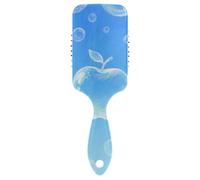 Spazzola per capelli curva antistatica per frutta blu Bolla Spazzola massaggiante per capelli lunghi Progettato per capelli lunghi con manico ergonomico cepillos para cabello