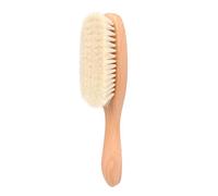Spazzola per capelli da barbiere per tagliare i capelli, per spolverare il collo, spazzola per la pulizia, spazzola professionale da barba con manico in legno