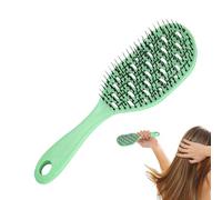 Spazzola per capelli da donna - Spazzola per massaggio del cuoio capelluto pettine con pulizia, accessorio per lo styling per capelli fini e in viaggio, per la casa, per hotel e viaggi