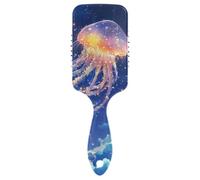 Spazzola per capelli delicata blu notte stellata medusa estetica per la crescita dei capelli Spazzola da massaggio progettata per tutti i tipi di capelli con manico ergonomico cepillos para cabello