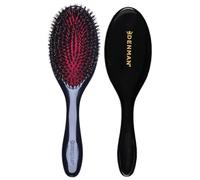 Spazzola per capelli Denman in setole di cinghiale per capelli lisci e ordinati - lucentezza e brillantezza - Ideale per extension, parrucche e acconciature - Adatta a tutti i tipi di capelli - D82M