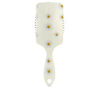 Spazzola per capelli, design a cuscino d'aria, oca margherita | Fori di ventilazione, corpo in plastica Gpps, delicato sul cuoio capelluto, per capelli bagnati e asciutti