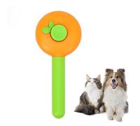 Spazzola per capelli di gatto e sottobosco per cani, spazzola per gatti, spazzola per cani, con pulizia automatica per capelli corti e lunghi (verde)