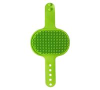 Spazzola per capelli di gatto - Imbottitura per cintura per la cura del pelo - Spazzola massaggiante in silicone per uso asciutto e bagnato su piccoli animali di medie dimensioni