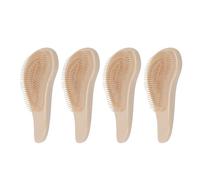 Spazzola per Capelli Districante 4 Pezzi, Set di Pettini a Denti Larghi, Kit Viaggio Portatile per Tutti i di Capelli con Materiale in Paglia di Grano Adatto per Uso