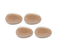 Spazzola per Capelli Districante a Forma di 4 Pezzi con Denti Morbidi, Pettine per Massaggio del Cuoio Capelluto Asciutto e Bagnato, Districa i Capelli Dalle Radici Alle