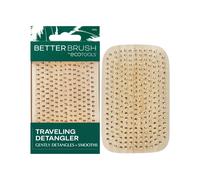 Spazzola per capelli districante da viaggio EcoTools, districa e liscia delicatamente i capelli bagnati o asciutti, mini spazzola in bamb rinnov