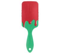 Spazzola per capelli districante delicata con pigmento fluido Rosso Verde Spazzola massaggiante per cuoio capelluto Progettato per la crescita dei capelli con manico ergonomico cepillos para cabello