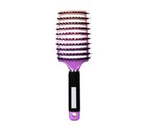 Spazzola per capelli districante donna riccio bambino anti crespo tutto afro asciugatura lunga spessa sottile asciutto spazzole pettine donna ondulato cinghiale bagnato liscio demeler (D)