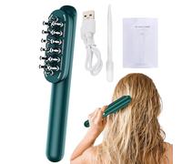 Spazzola per capelli elettrica, Spazzole per capelli da donna, Set di spazzole per massaggio del cuoio capelluto senza fili elettrici impermeabili in acciaio inossidabile + ABS, Spazzola per capell