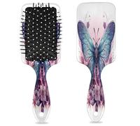 Spazzola per capelli etnica farfalla azteco farfalla fiore bagnato asciutto cuscino d'aria spazzola per capelli districante in plastica spazzola per capelli per bambini adulti ritorno a scuola regalo