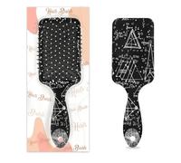 Spazzola per capelli formula matematica equazioni matematiche nere cuscino d'aria asciutto bagnato spazzola per capelli districante in plastica spazzola per capelli per bambini adulti ritorno a scuola