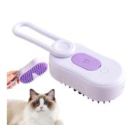 Spazzola per capelli gatto vapore - pettine per setole idratanti, strumento di massaggio riscaldato | 7.48x2.76x1.97 pollici detergente per capelli antistatico, spazzola per la decomposizione della