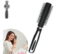 Spazzola per capelli grande per capelli, per donne, uomini e bambini, per capelli lunghi e spessi, capelli secchi e bagnati (spazzola rotonda)