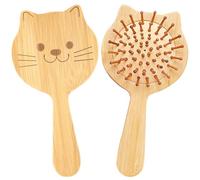 Spazzola per Capelli in Bambù,Spazzola Bamboo Bambini Mini Spazzola Capelli Spazzola Capelli Lisci Bambina Spazzola Mini Spazzola Capelli Bamboo Spazzola Capelli Ricci per Bambini Ragazze