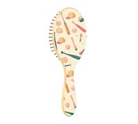 Spazzola per capelli in legno Boho stile semplice mazze da baseball cappelli da baseball spazzola per capelli fini spazzola per capelli in legno per le donne spazzola da massaggio in legno