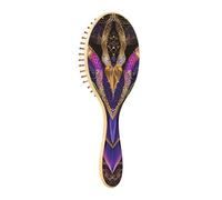 Spazzola per capelli in legno Colorato Tarocchi Mistici Maschera astrologica Spazzola in legno Spazzola per capelli Spazzola in legno per capelli Spazzola in legno Messaggio
