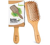 Spazzola per capelli in legno di bambù con spille naturali, spazzola per capelli in bambù, spazzola districante, antistatica, anti-crespa, spazzola per ricci, spazzola in legno, spazzole per capelli