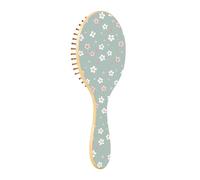 Spazzola per capelli in legno Fiori Primavera Piccola Fresca Spazzola di legno per capelli Spazzola di legno per la crescita dei capelli Massaggio Spazzola per capelli